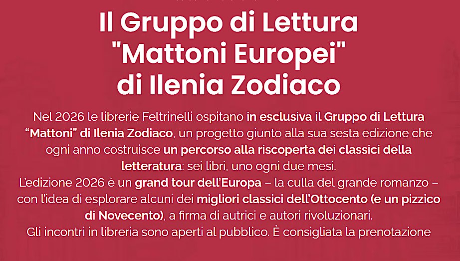 Mattoni europei con Ilenia Zodiaco - Cime tempestose Roma