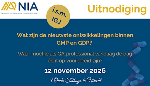 NIA bijeenkomst i.s.m. IGJ - 12 november 2026