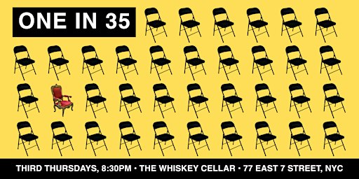 ONE IN 35: Stand-Up Comedy With a One in 35 Chance Your Drinks Are On Us