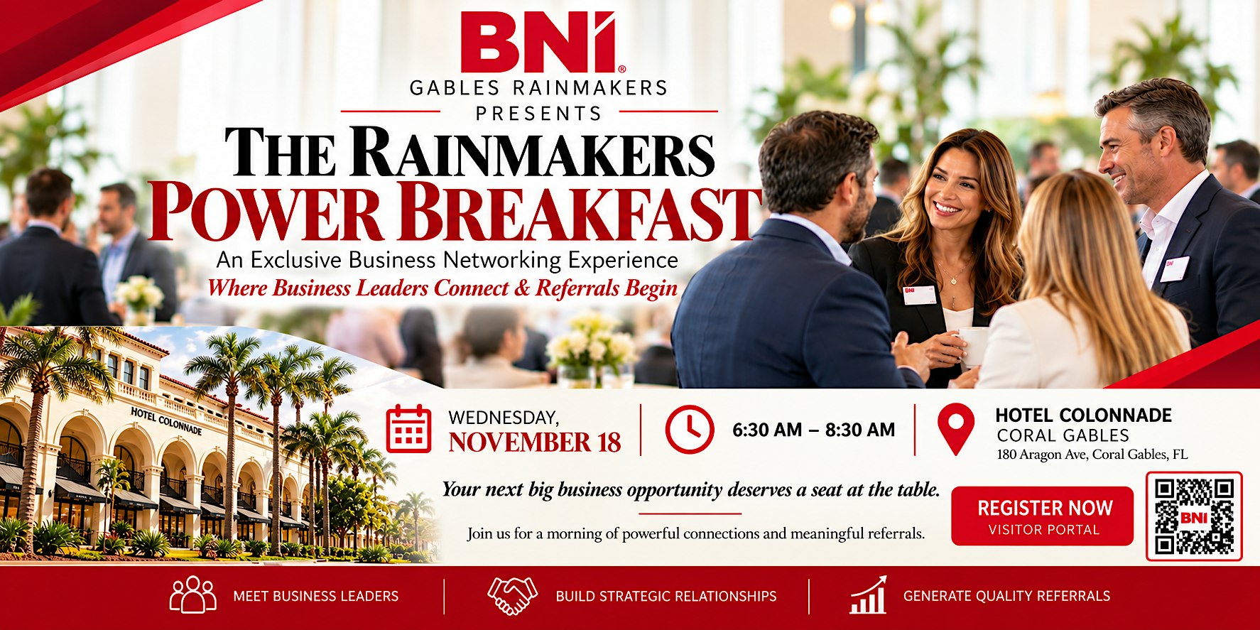 BNI GABLES RAINMAKERS POWER BREAKFAST