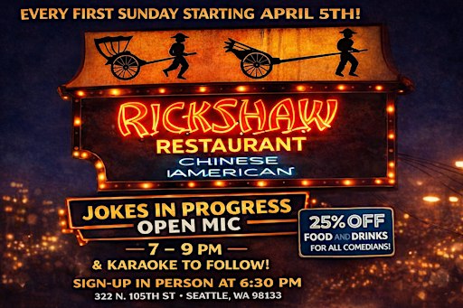 The Rickshaw Jokes in Progress Openmic