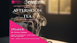 Deptford District WDM Afternoon Tea