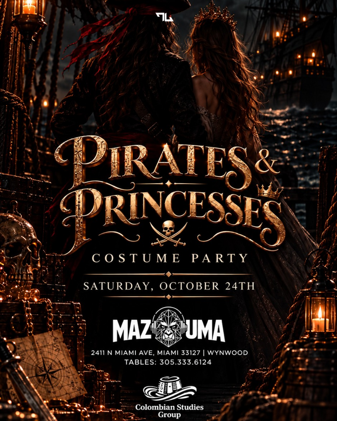 🏴‍☠️Pirates & Princessess Pre-Halloween Saturday