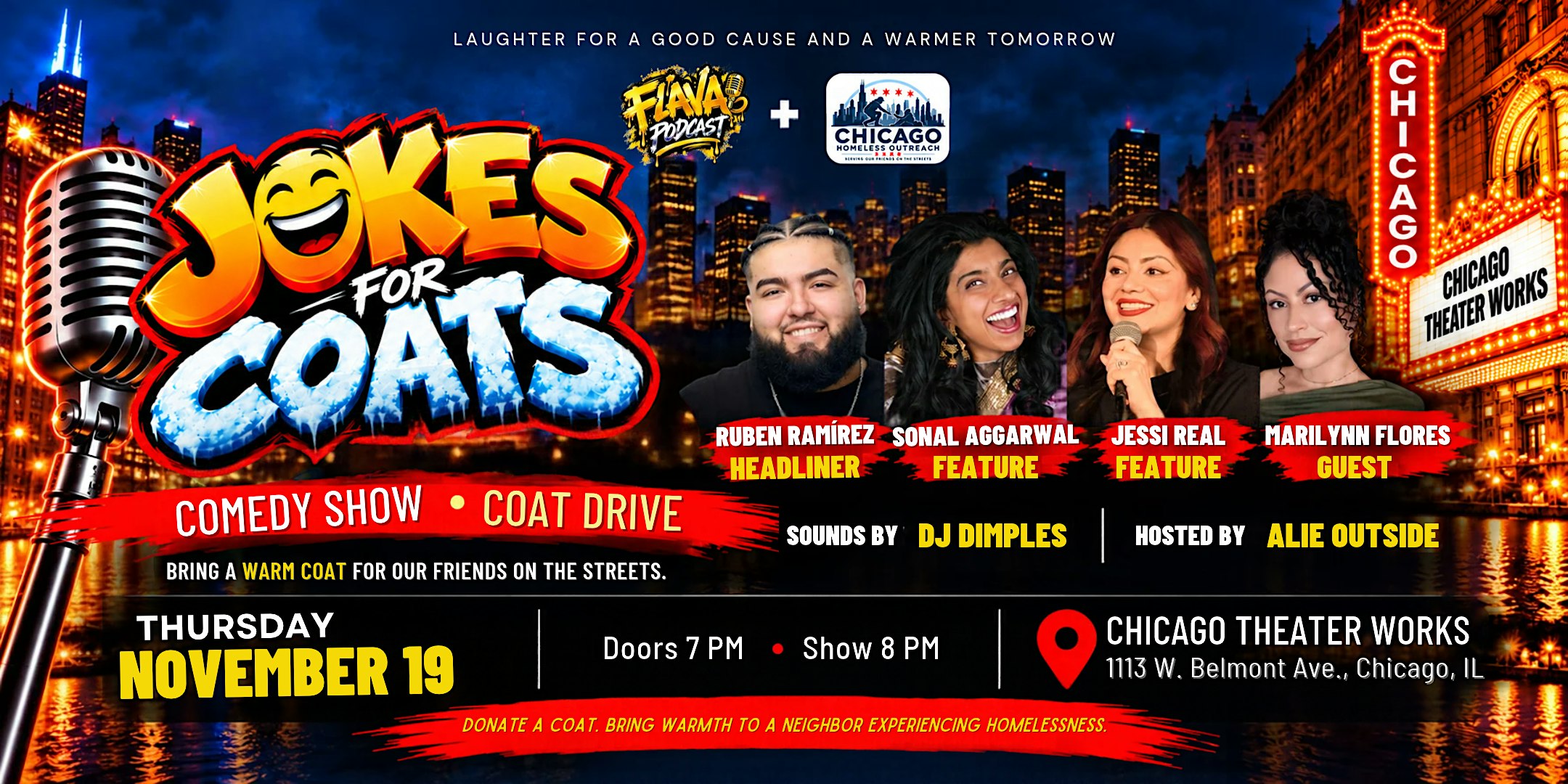 Jokes for Coats - Comedy Show & Coat Drive