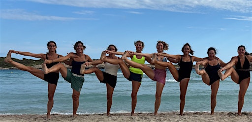 Yoga on the beach Sant Vicenç de Montalt, El Maresme, Barcelona
