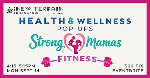 New Terrain Brewing Sweat & Sip Pop Up with Strong Mamas Fitness