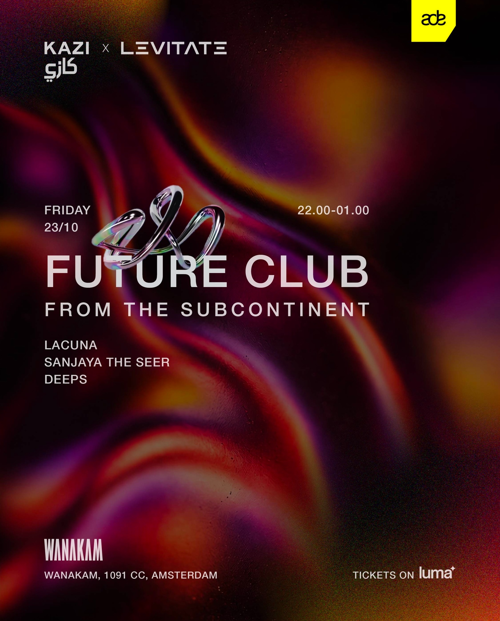 KAZI (كازي) X LEVITATE presents: Future Club from The Subcontinent