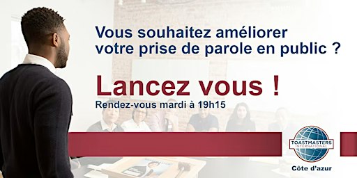 Prise de Parole Toastmasters Côte d'Azur