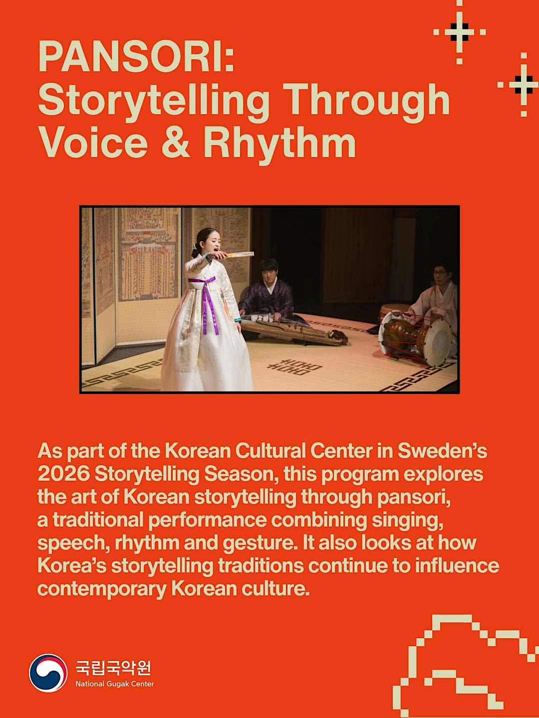 Pansori: Storytelling Through Voice & Rhythm (Workshops & Seminar)