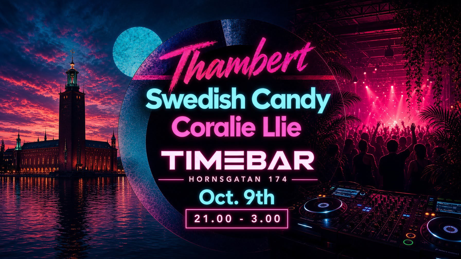 Timebar presents Thambert - Swedish Candy - Coralie Llie