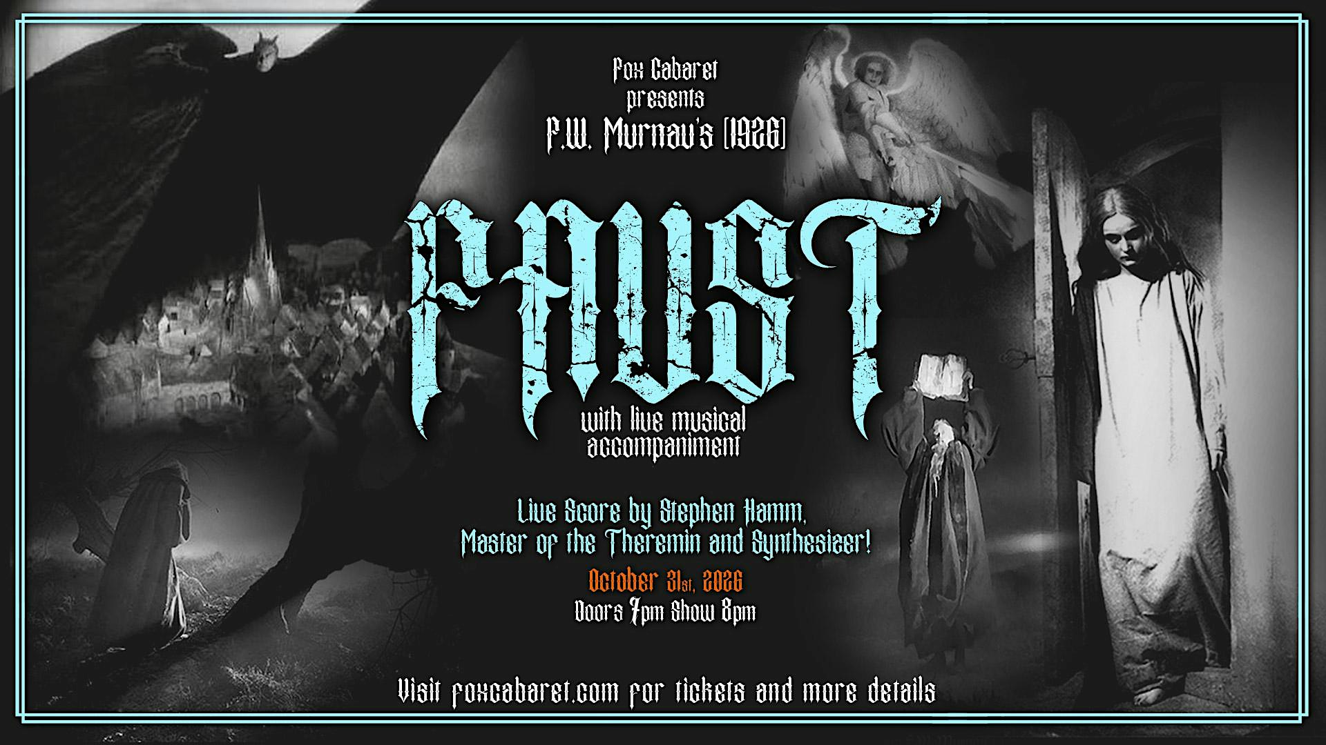 Halloween Screening of Faust (1926) with Stephen Hamm Theremin Man