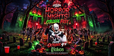 18+FRIDAY HORROR NIGTHS COLLEGE PARTY OCT 9TH  FREE WITH RSVP
