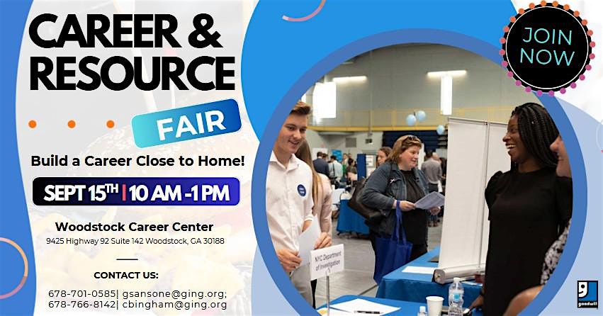 Career & Resource Fair: Build a Career Close to Home!