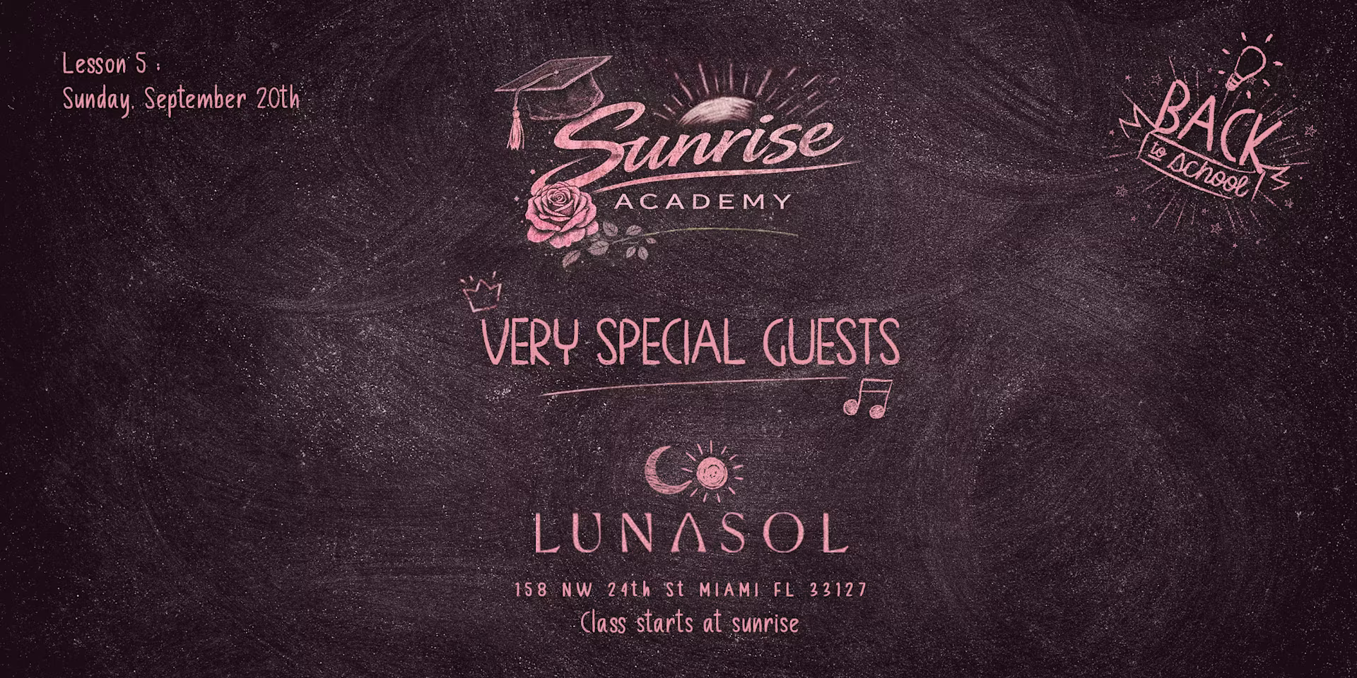 Lunasol Pres. Sunrise Lesson 5
