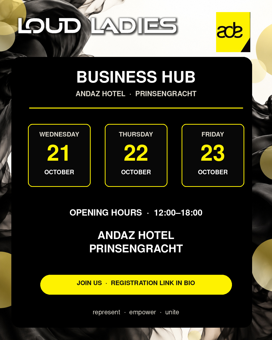 Loud Ladies Business hub at Andaz Hotel at ADE