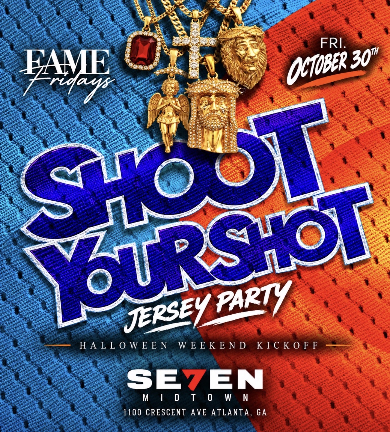 SHOOT YOUR SHOT JERSEY PARTY: HALLOWEEN WEEKEND KICKOFF