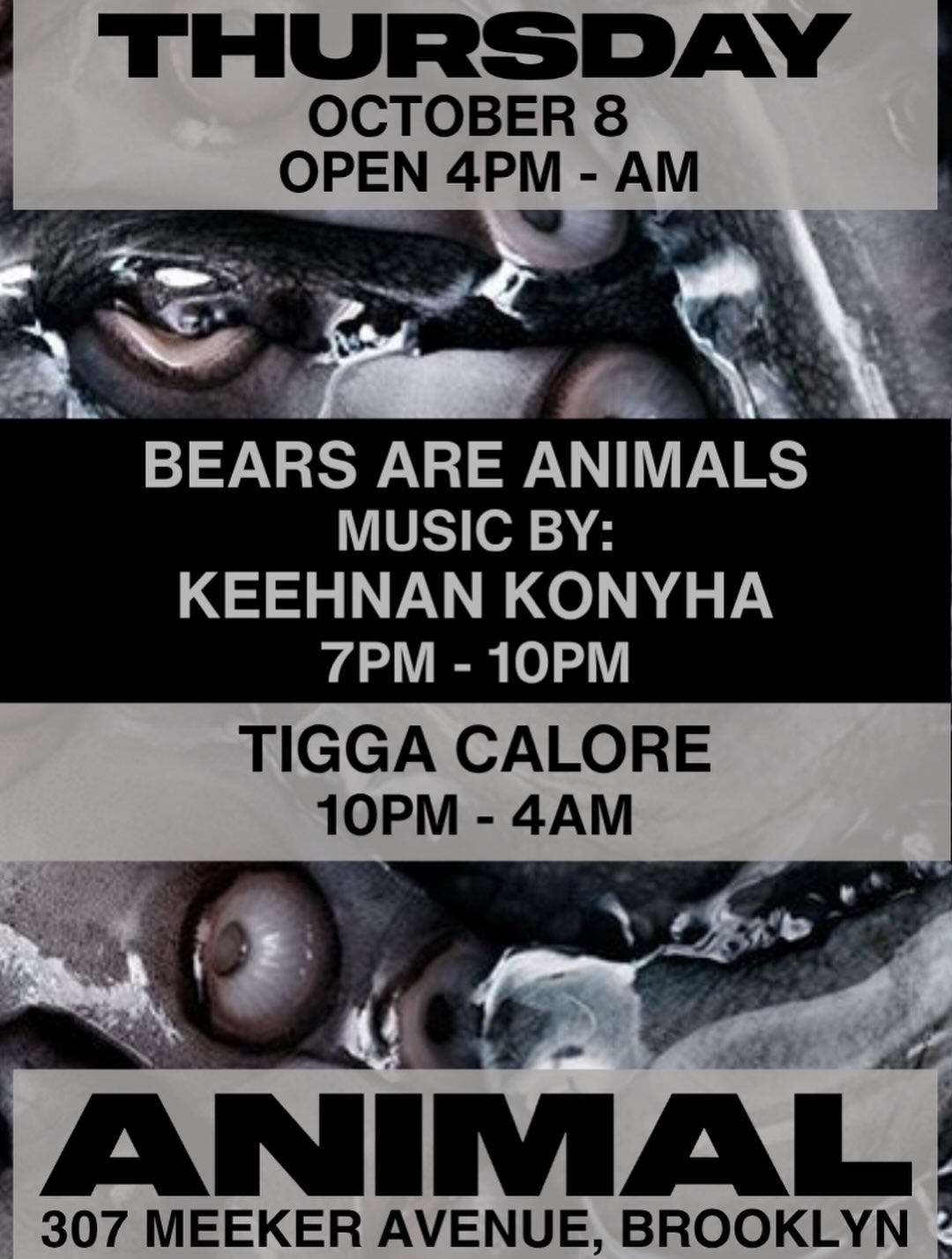 ANIMAL Thursday Night w/ Keehnan Konyha, Tigga Calore