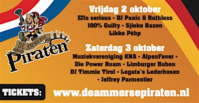 Ammerse Piraten - Za 3 okt - Zuid-Duits en Tiroler Piraten-weekend!
