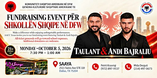 AACC TX - Fundraising Event for the Albanian School