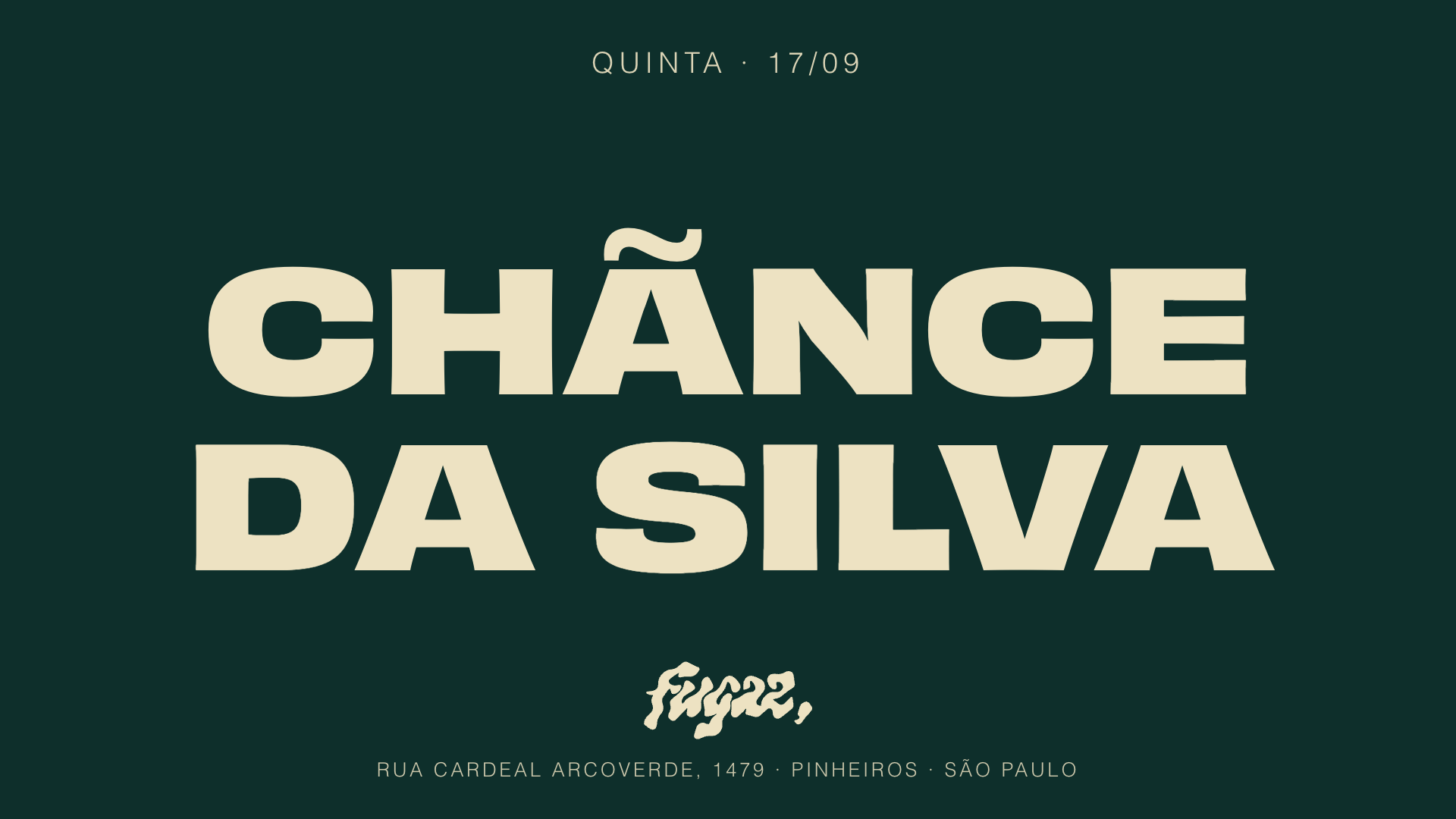 Fugaz recebe Chãnce da Silva