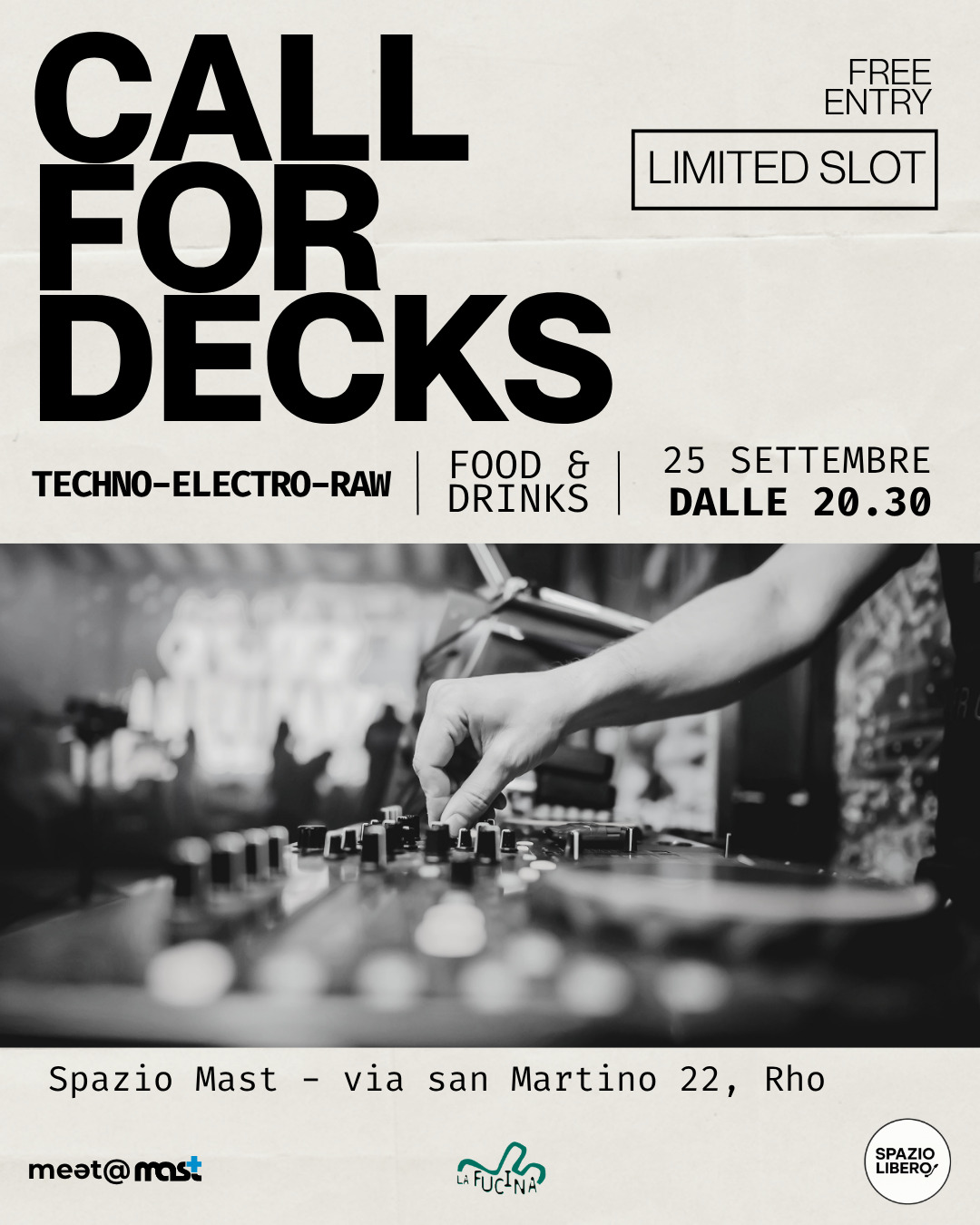 CALL FOR DECKS