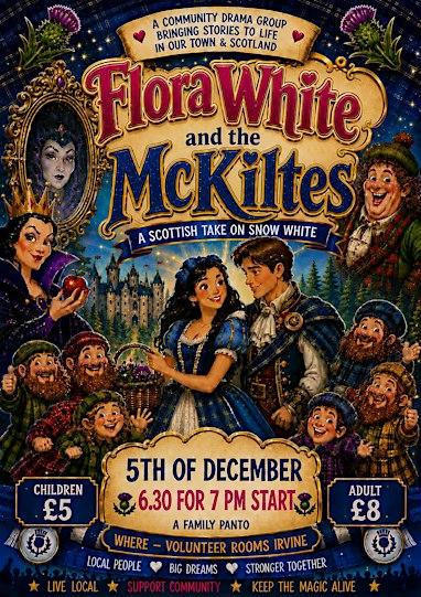 Flora White and the 7 McKiltes pantomime