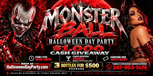 MONSTER BALL  HALLOWEEN DAY PARTY