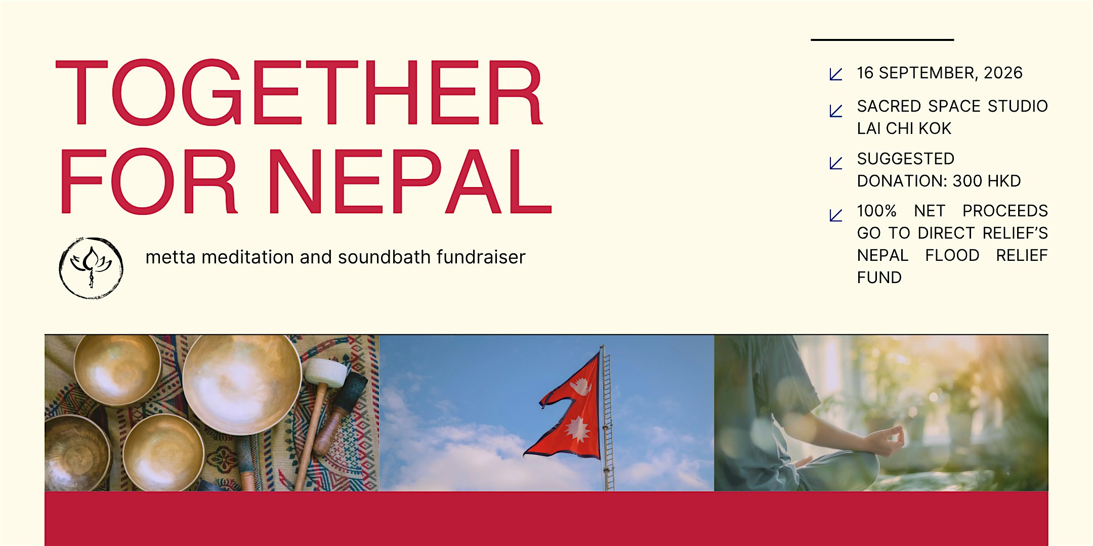 Together for Nepal: A Metta Meditation and Sound bath Fundraiser