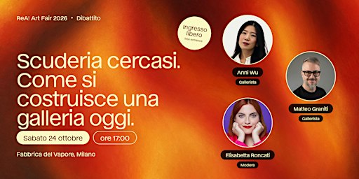 Scuderia cercasi. Come si costruisce una galleria oggi