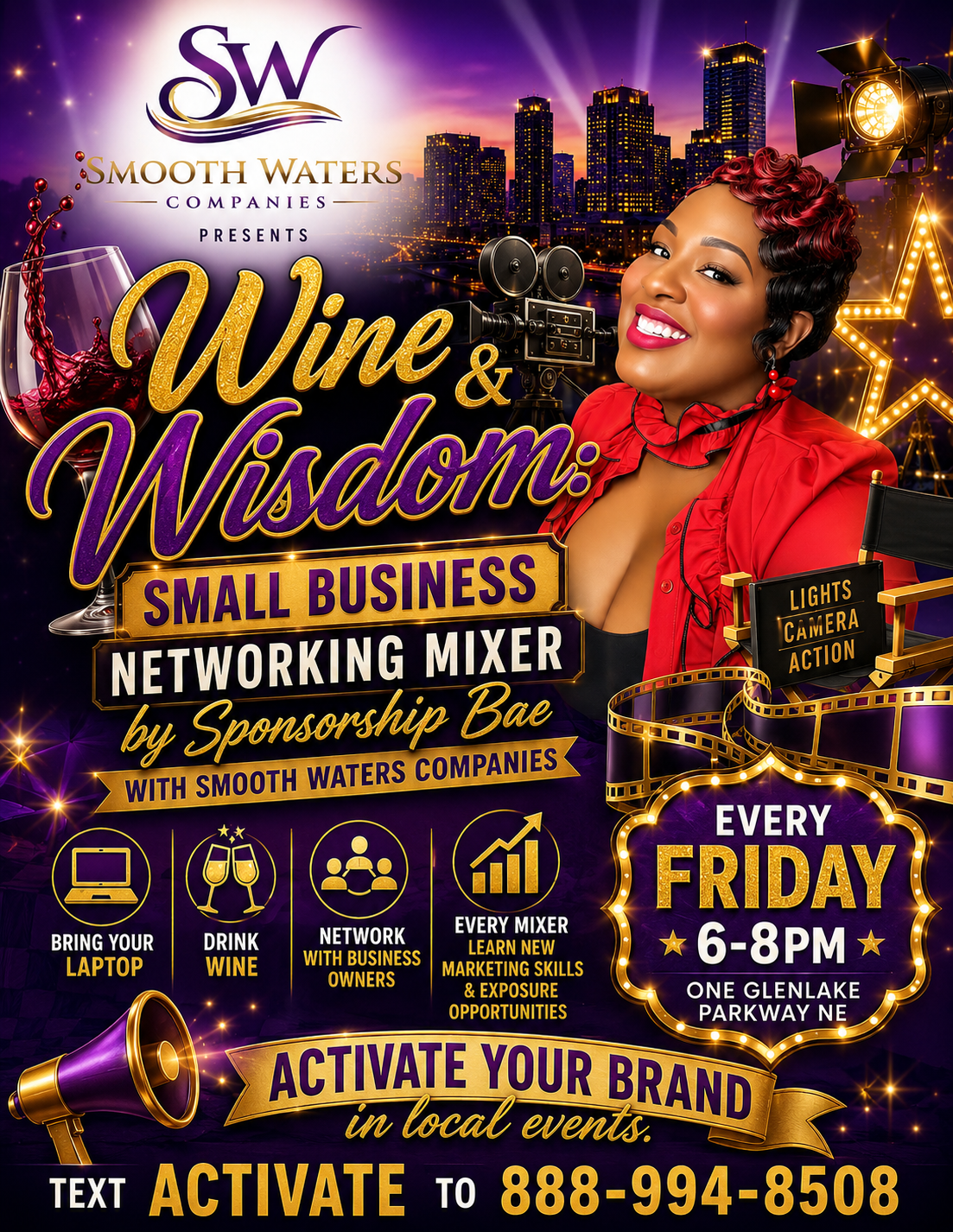 Wine & Wisdom: Small Business Networking Mixer! 🍷✨