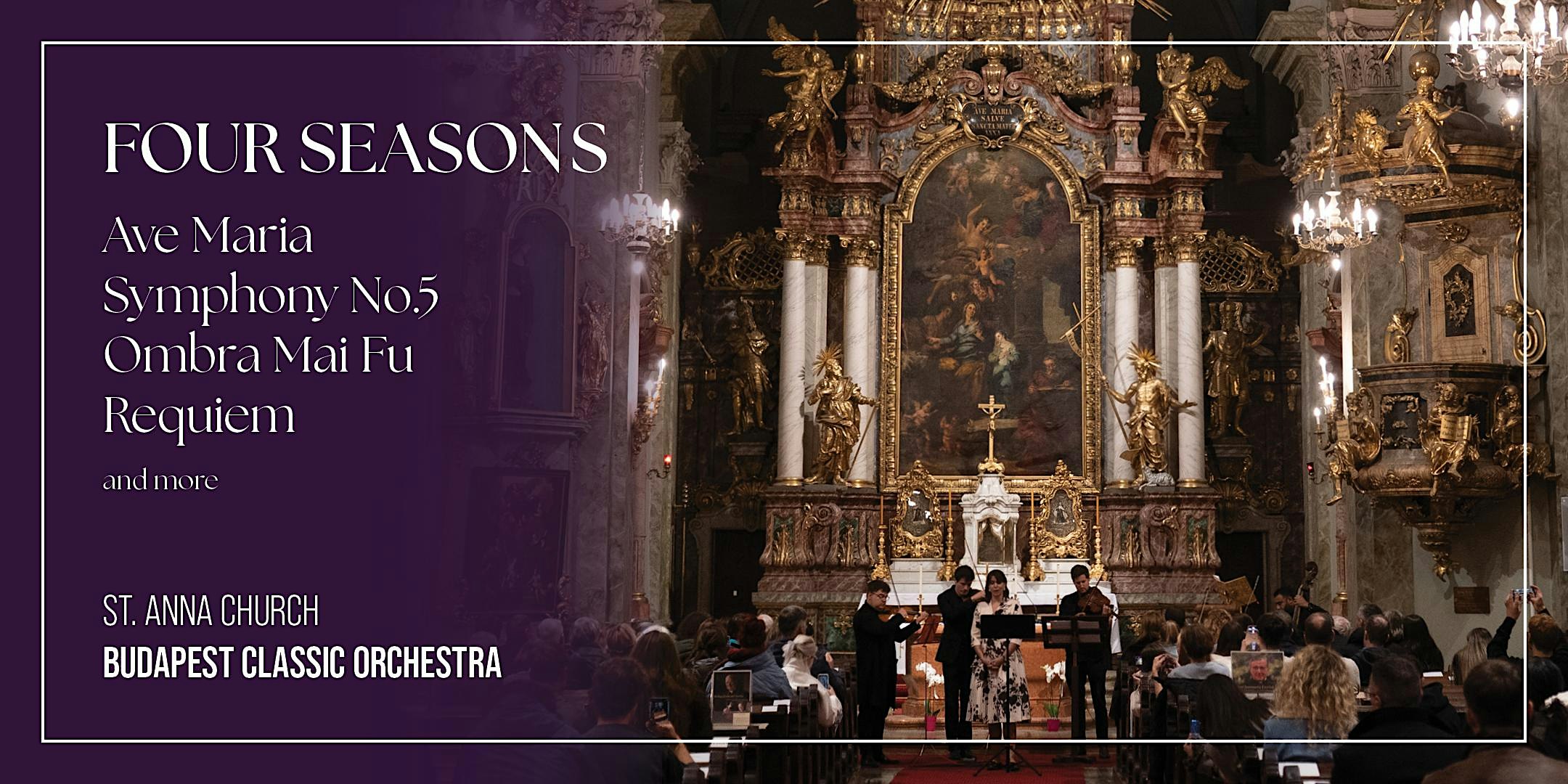 Classical Concert in the Heart of Budapest – St. Anne’s Church