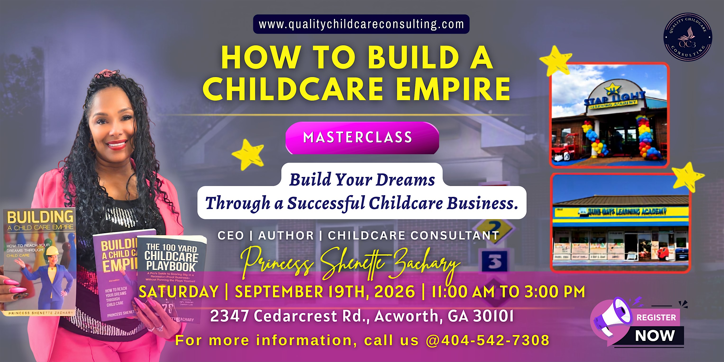 How to Build a Childcare Empire: How to Reach Your Dreams Masterclass