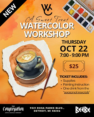 A Sweet Treat Watercolor Workshop ☕