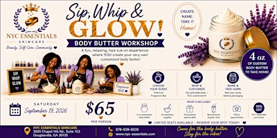 Create Your Own Signature Body Butter Experience