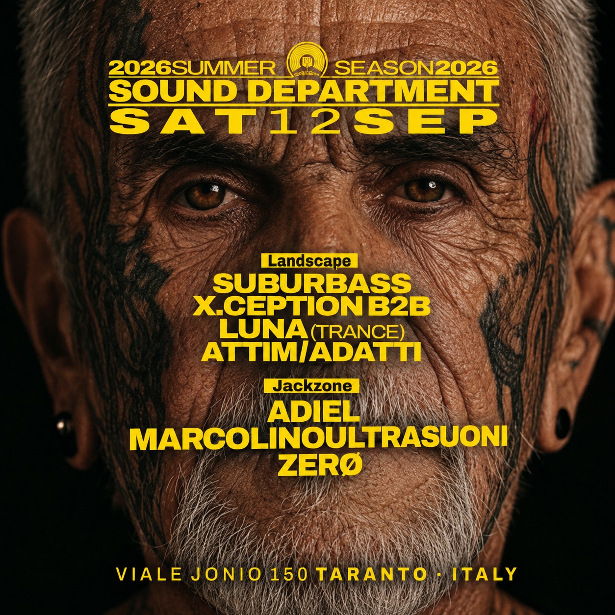 Sound Department 12 Settembre w/SUBURBASS, Adiel and MARCOLINO ULTRASUONI, Zerø