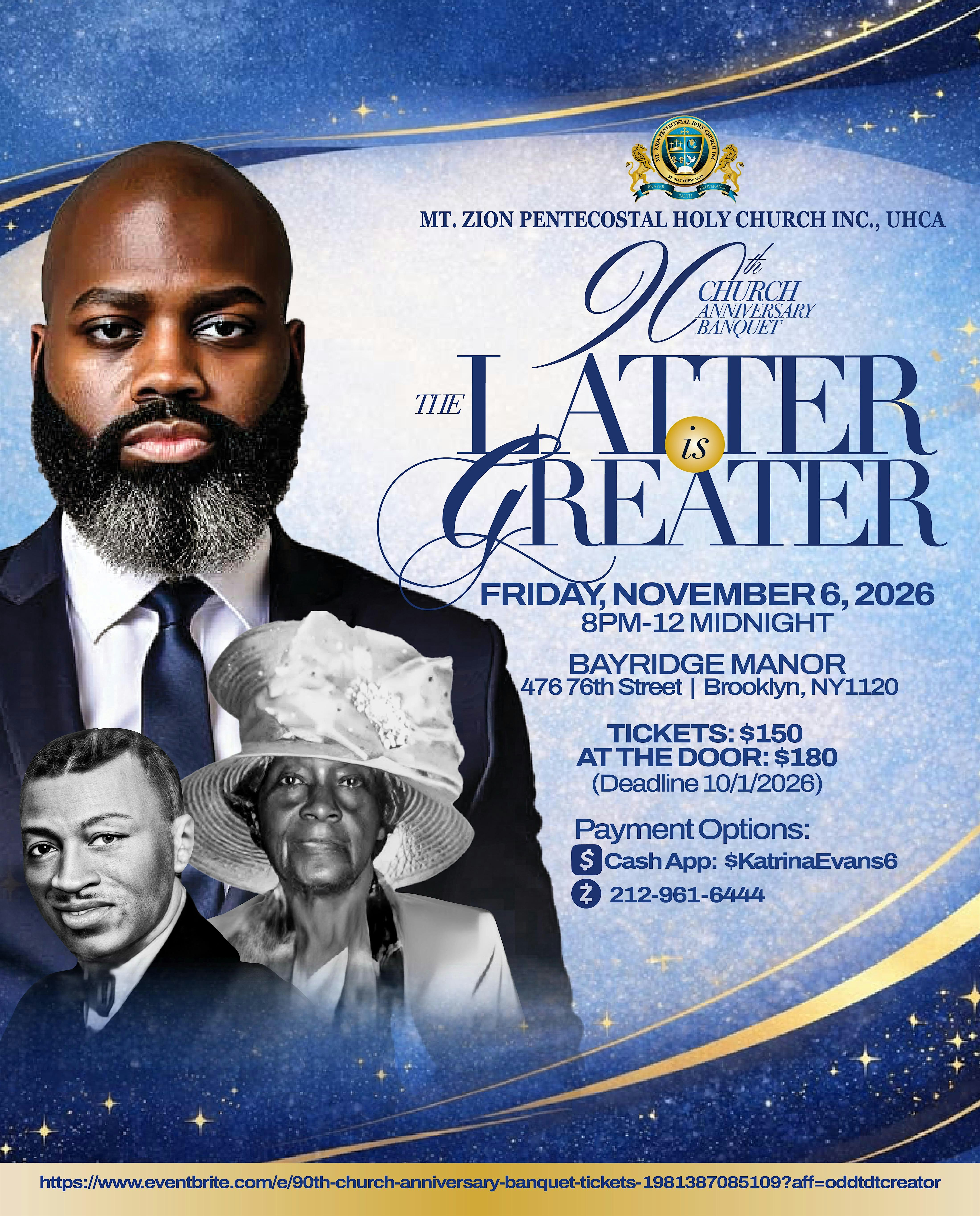 90th Church Anniversary Banquet