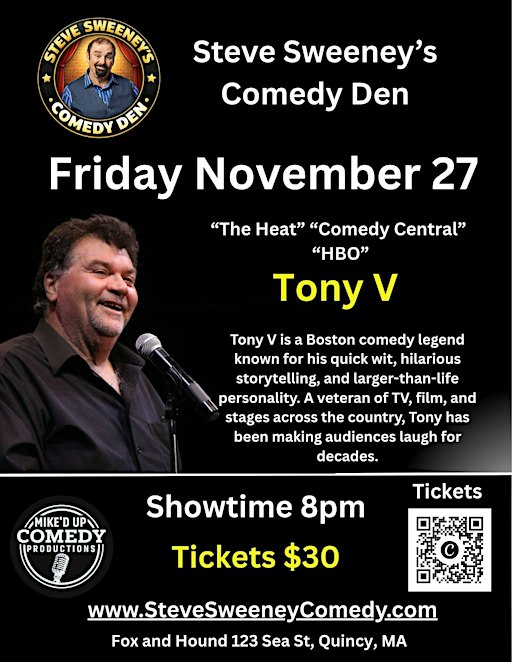 Tony V at The Comedy Den
