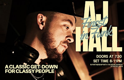 The SEPTEMBER 'Finest In Funk' featuring AJ HALL