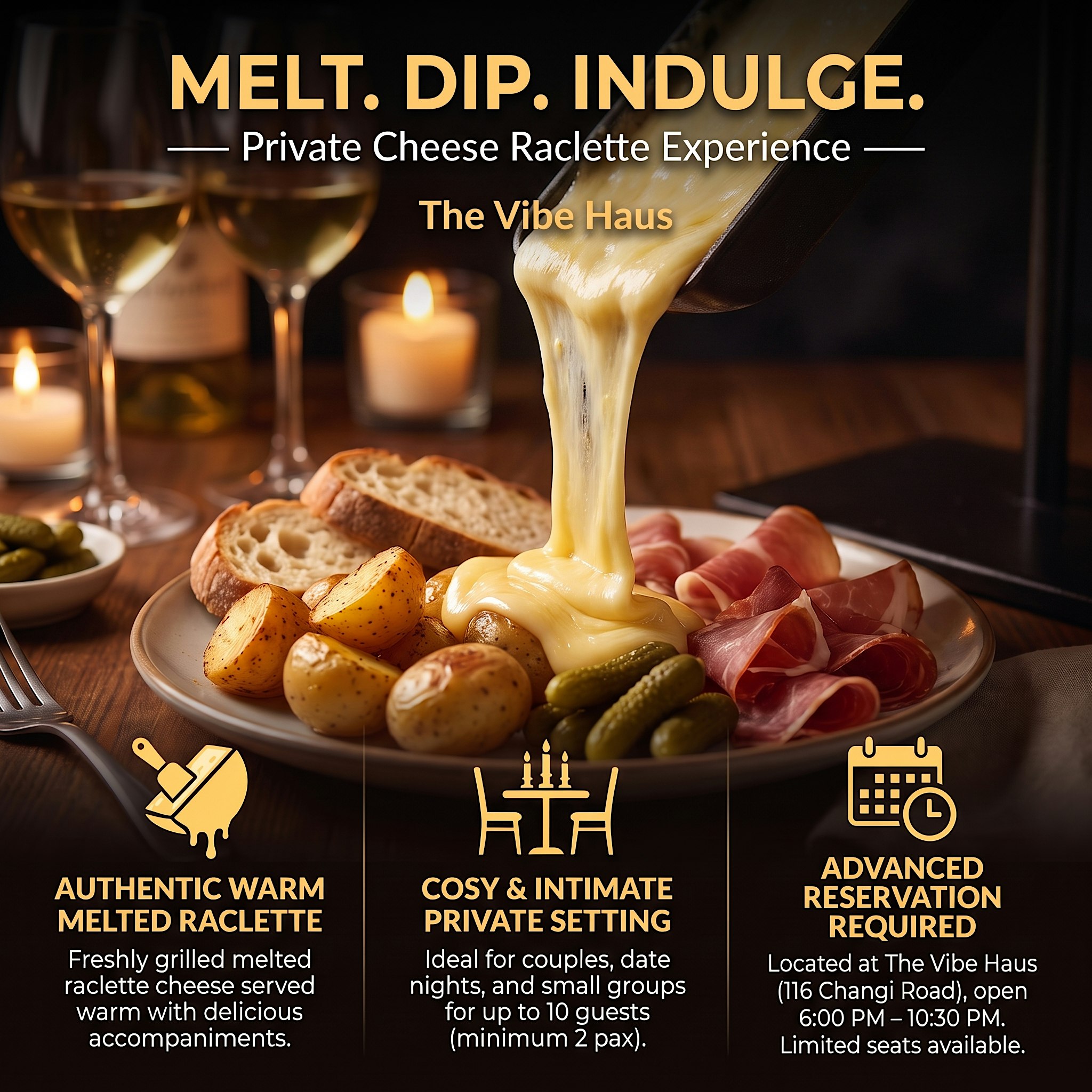 CHEESE RACLETTE DINING EXPERIENCE