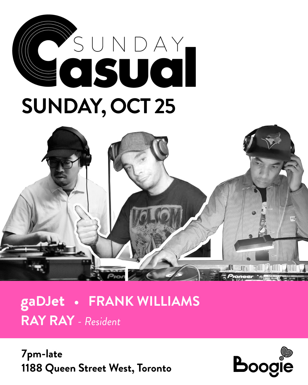 Sunday Casual with gaDJet, Frank Williams, Ray Ray