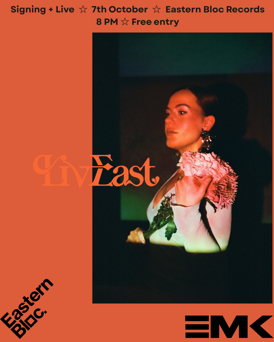 Liv East: Live & Signing