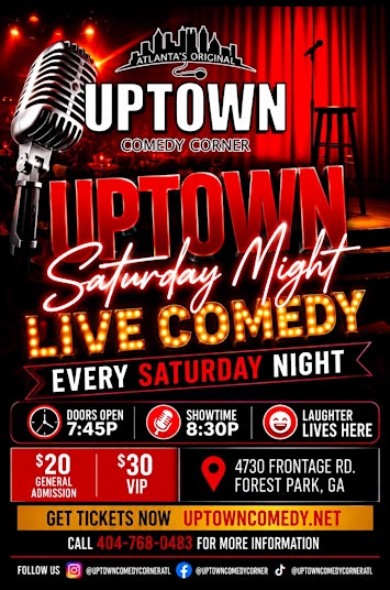 Uptown Comedy Presents: Uptown Saturday Night Comedy w Howie Bell