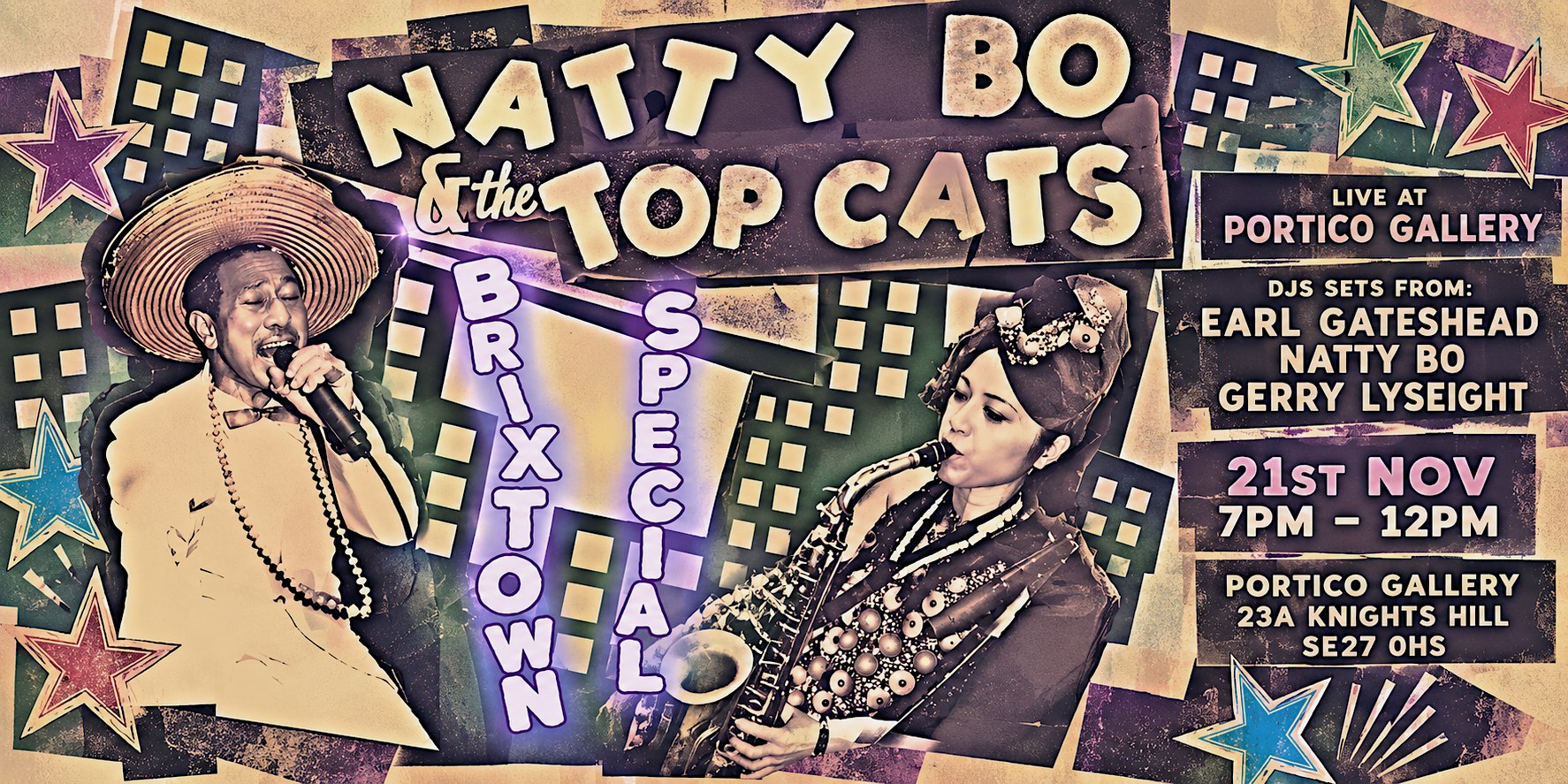 Natty Bo and The Top Cats - Live at The Portico Gallery