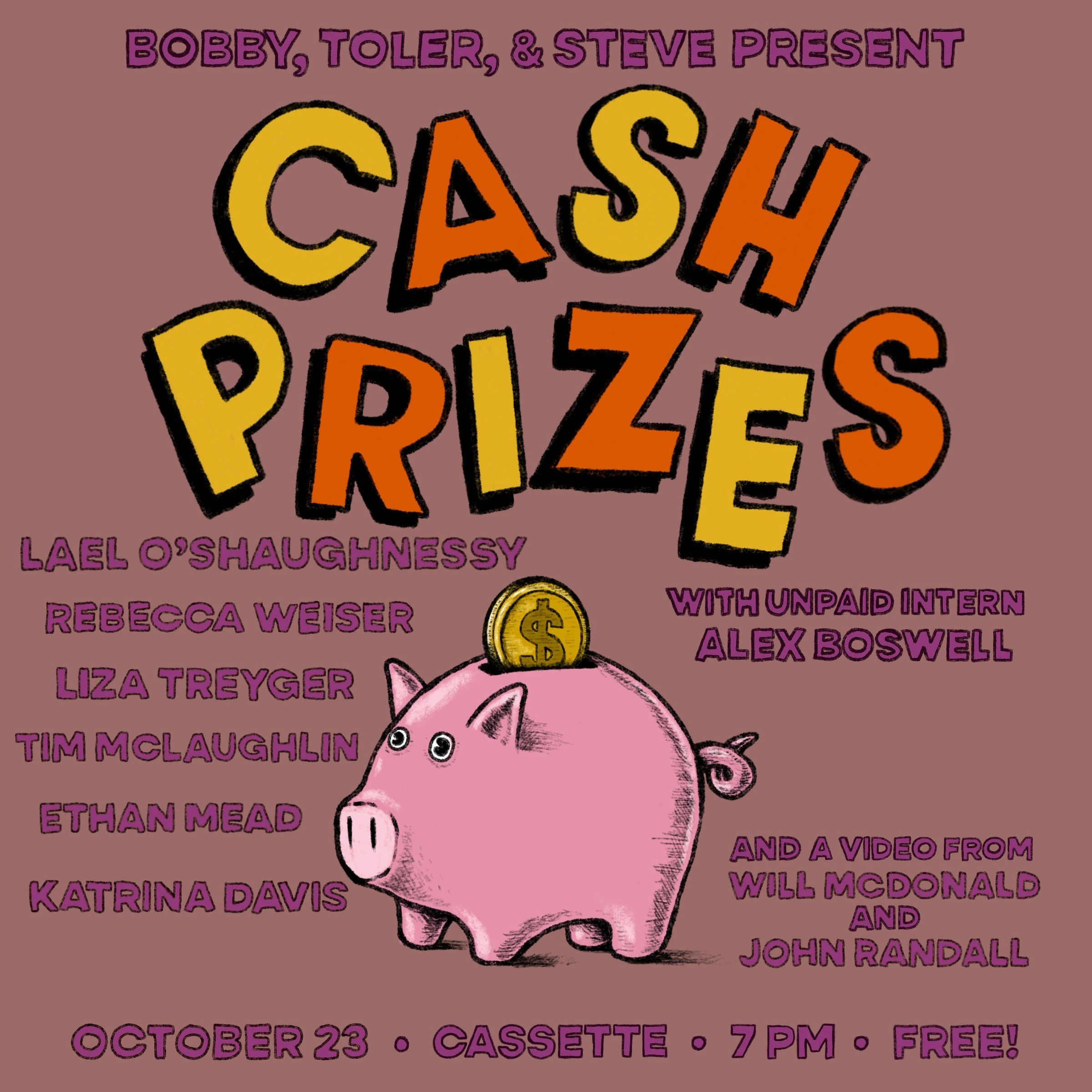 CASH PRIZES COMEDY
