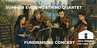 Yurt Café Fundraiser: Brahms Club String Quartet