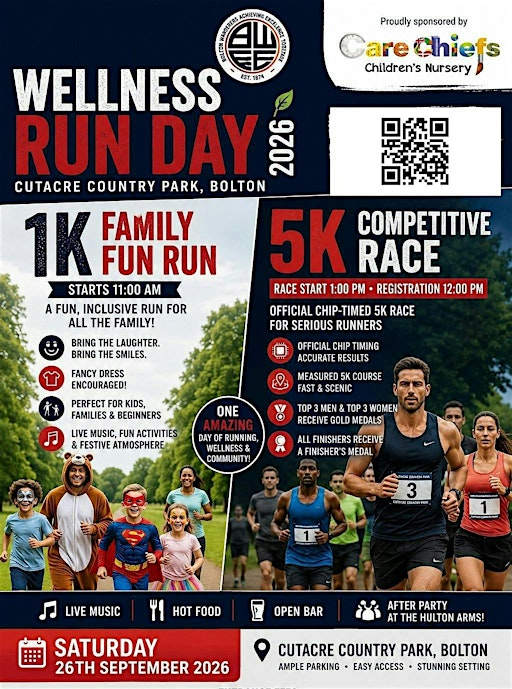 BWRG Wellness Run Day 2026 - 5k Competitive Race & 1k Family Fun Run