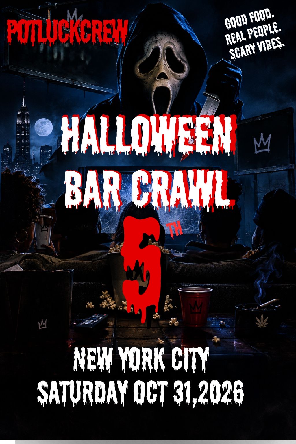 Bar crawl  With POTLUCKCREW