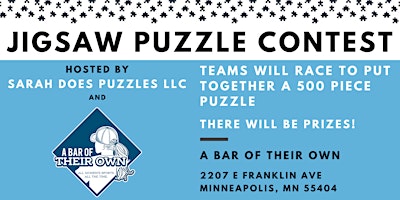 Team Jigsaw Puzzle Contest at A Bar Of Their Own - October 2026