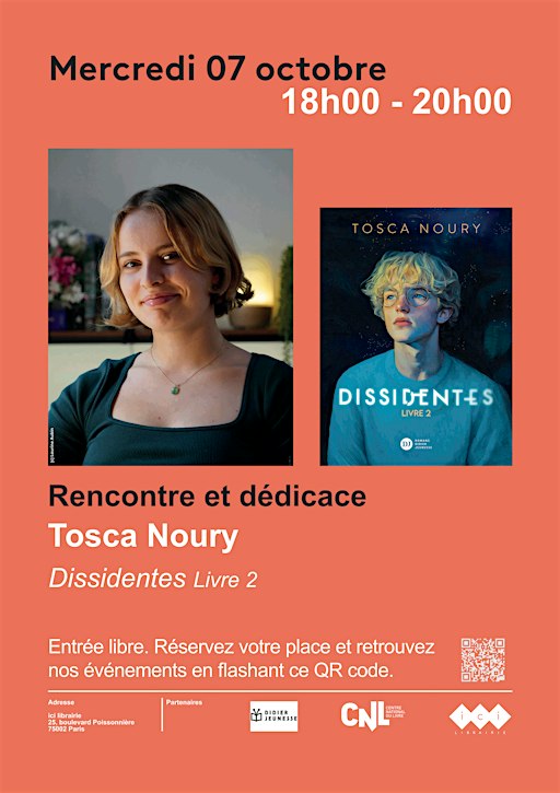 Rencontre et dédicace avec Tosca Noury