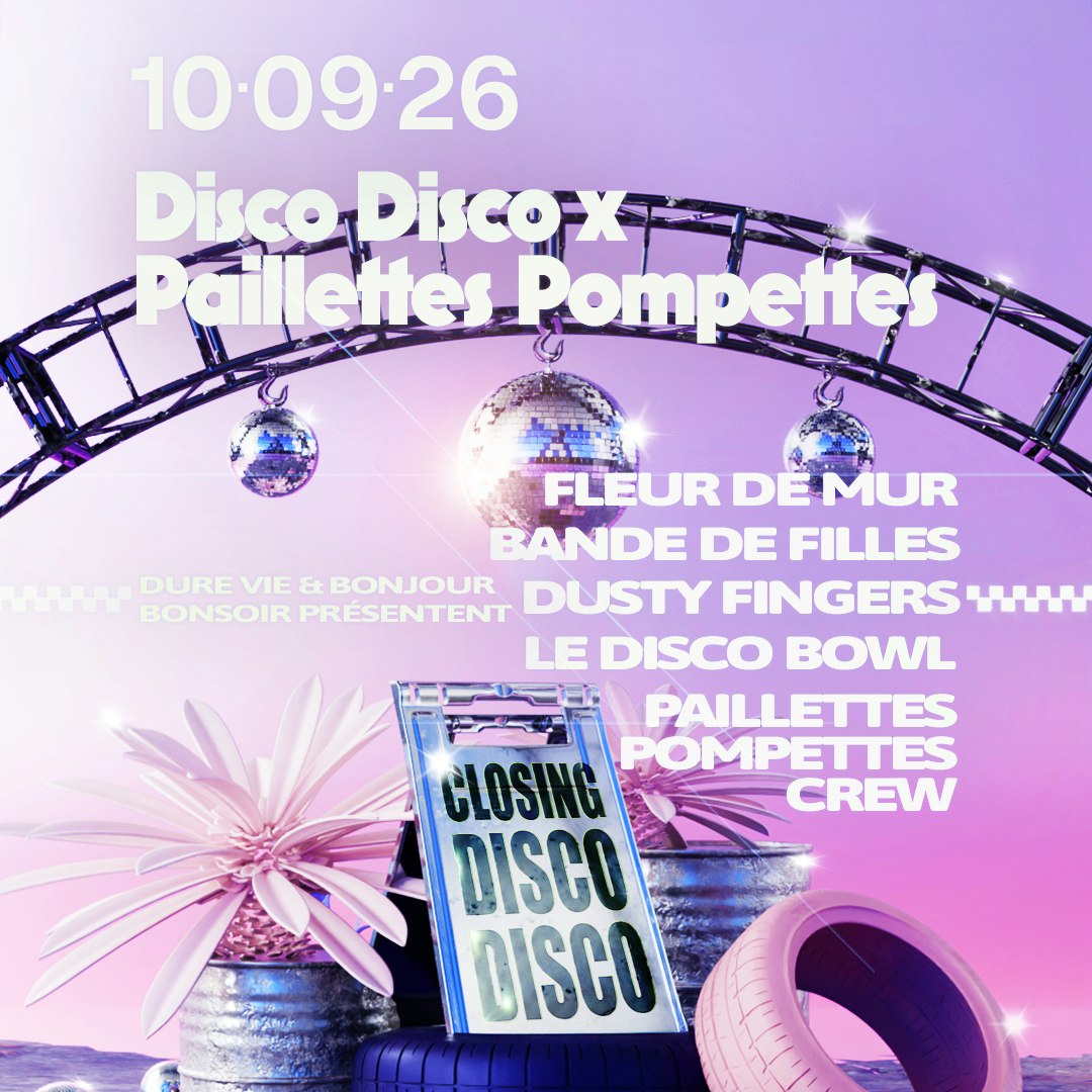 DISCO DISCO x PAILLETTES POMPETTES